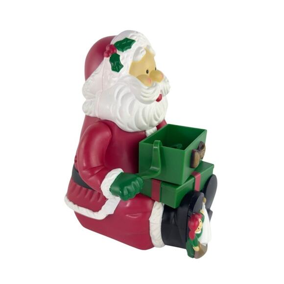 Vintage Avon Gift Collection Bubble Blowing Santa Animated Christmas Decor 1996 - Picture 7 of 11